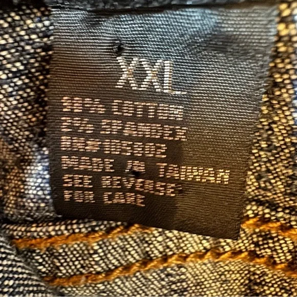 Roca Wear Jr Girls XXL Blue Denim Jean Jacket W/ Hood Knit Multi-Colored Accents - Picture 6 of 8